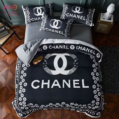 chanel bedding black|Chanel Bedding Set .